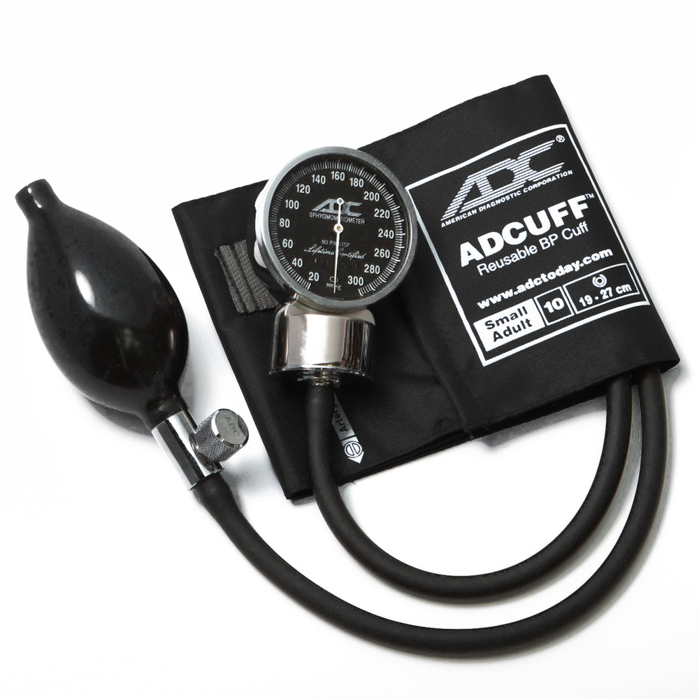 ADC 700 DIAGNOSTIX Aneroid, Small Adult Cuff, 700-10SABK