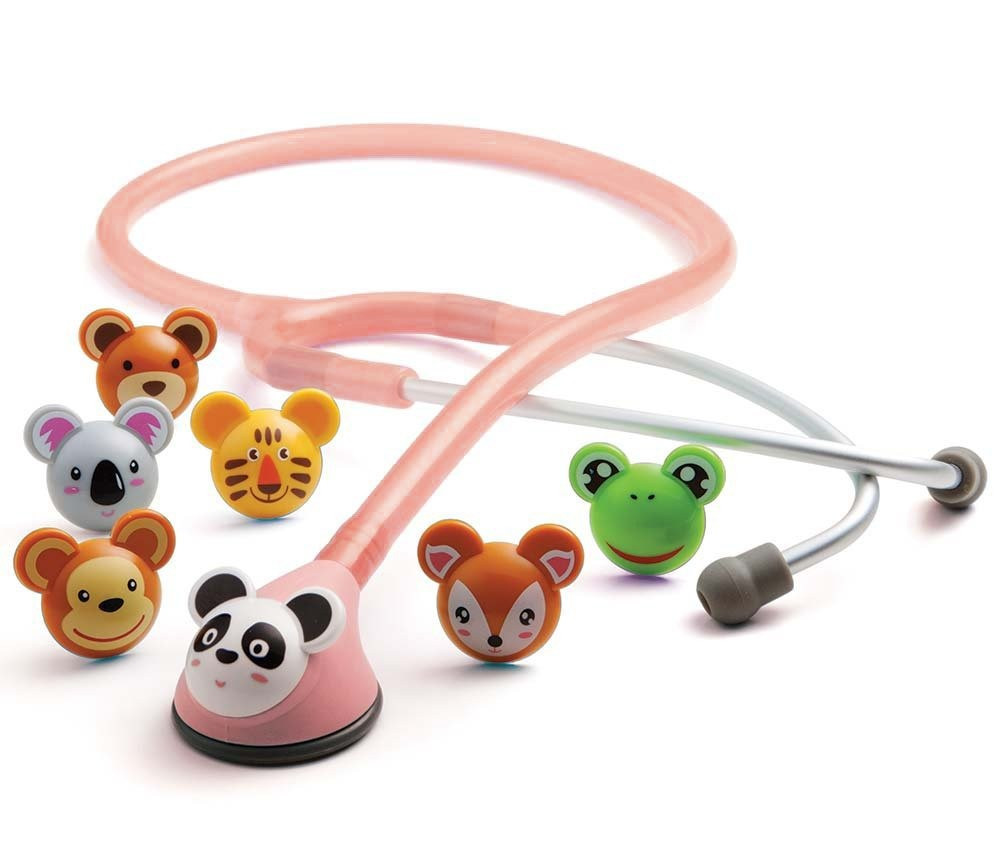 112-adc-618-adscope-adimal-pediatric-stethoscope-pink-1.jpg ADC 618 ADSCOPE Adimal Pediatric Stethoscope, Pink