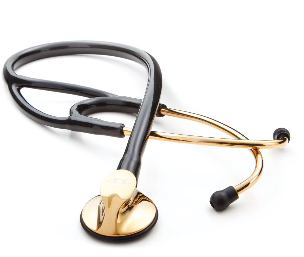 139-adc-600-single-head-advanced-diagnostic-stethoscope-gold-finish-black-tubing-600gp-1.jpg ADC 600 Single Head Advanced Diagnostic Stethoscope, Gold Finish/Black Tubing, 600GP