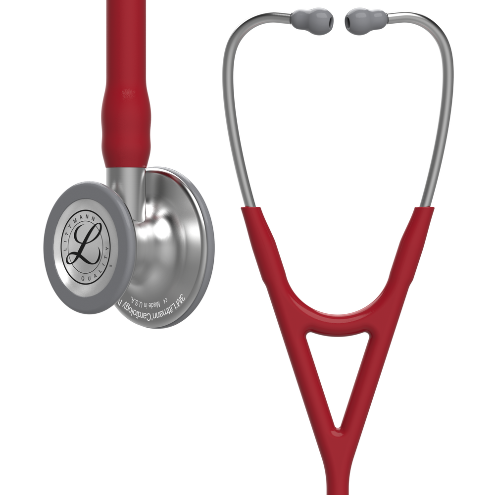189-littmann-cardiology-iv-stethoscope-burgundy-6184-1.png Littmann Cardiology IV Stethoscope, Burgundy, 6184