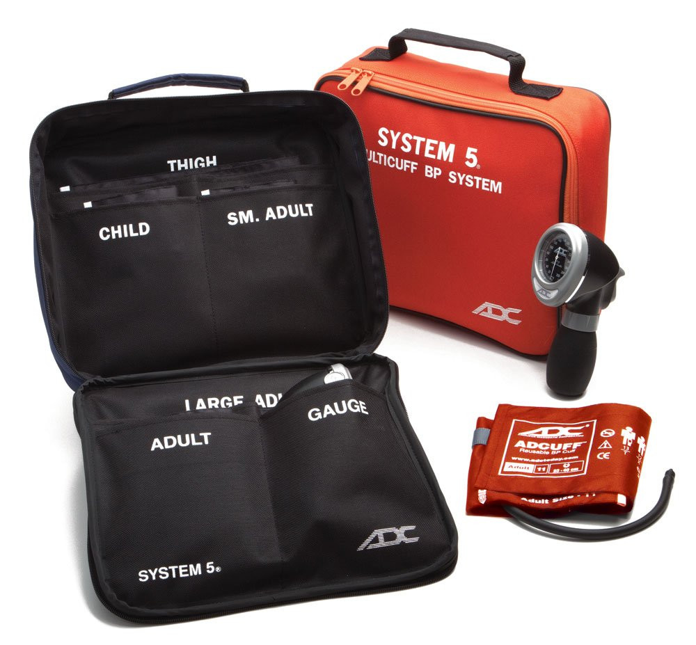 ADC 740 System 5™ Portable 5 Cuff Sphyg - Orange