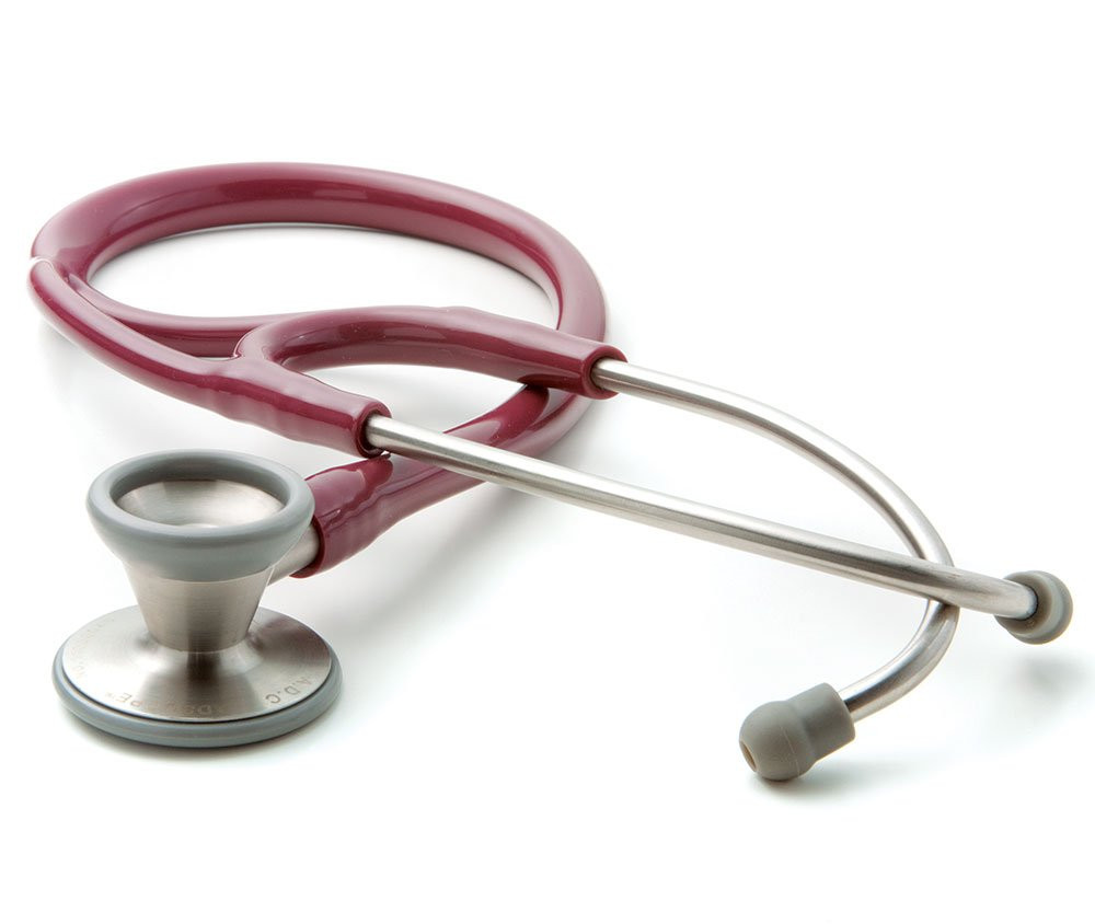 280-adc-602-dual-head-stethoscope-burgundy-602bd-1.jpg ADC 602 Dual Head Stethoscope, Burgundy, 602BD