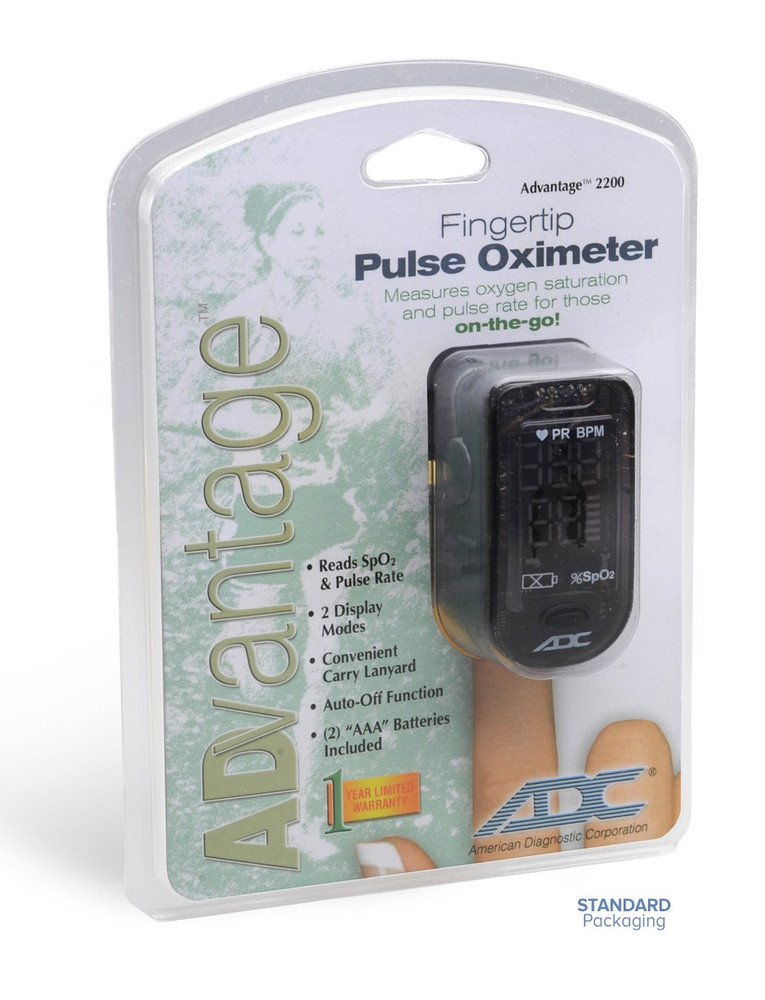 ADC 2200 DIAGNOSTIX Digital Fingertip Pulse Oximeter
