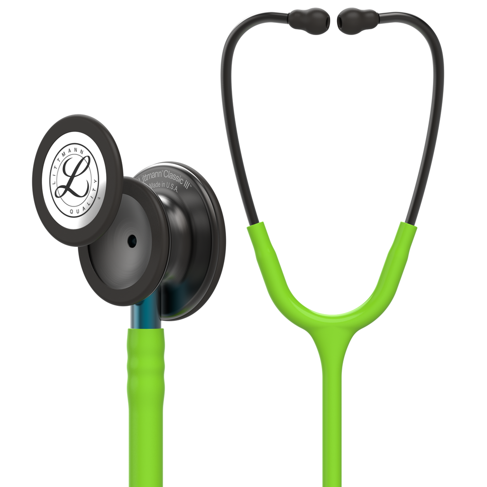 332-littmann-classic-iii-stethoscope-smoke-lime-blue-5875-1.png Littmann Classic III Stethoscope, Smoke Lime Blue, 5875