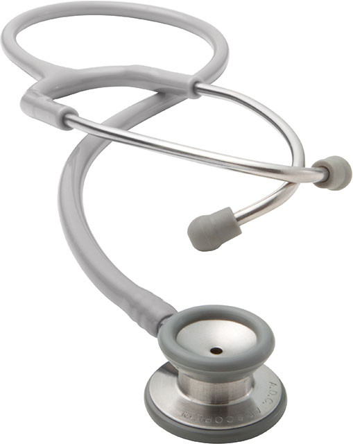 337-adc-604-stainless-pediatric-stethoscope-gray-604g-1.jpg ADC 604 Stainless Pediatric Stethoscope, Gray, 604G