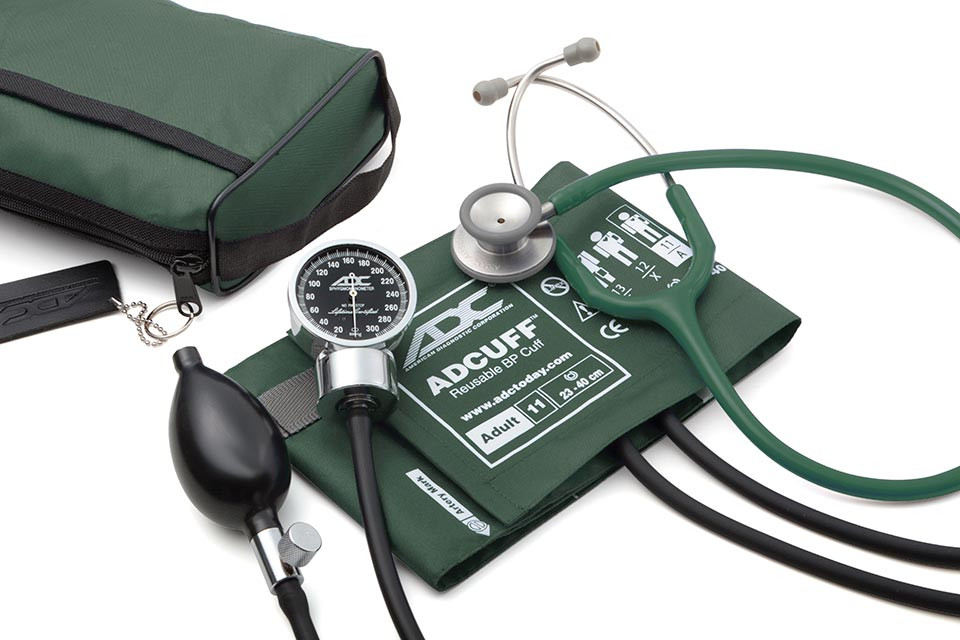 ADC Pro's Combo III Pocket Aneroid Kit, Dark Green, 11ADG