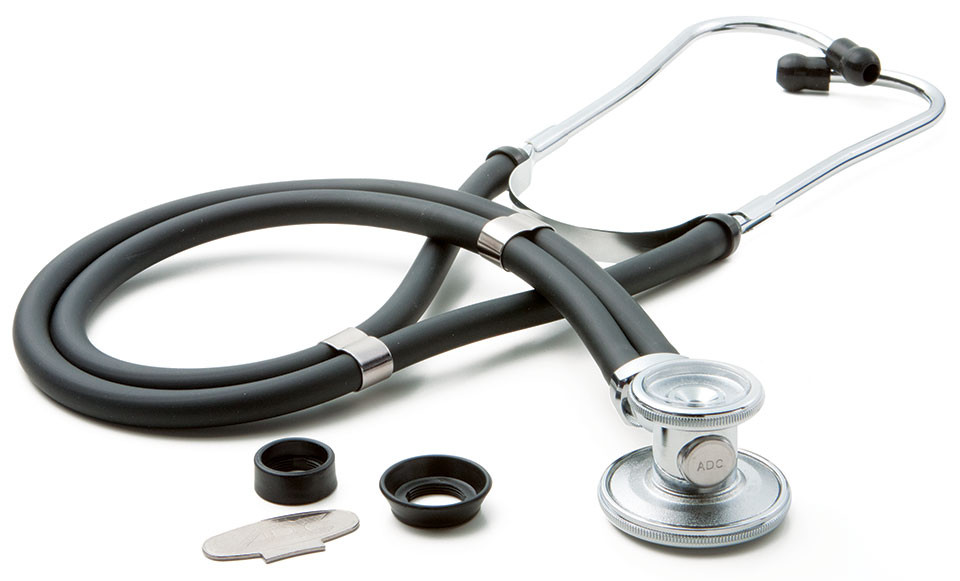 ADC 641 Sprague Rappaport Stethoscope, Black, 641BK