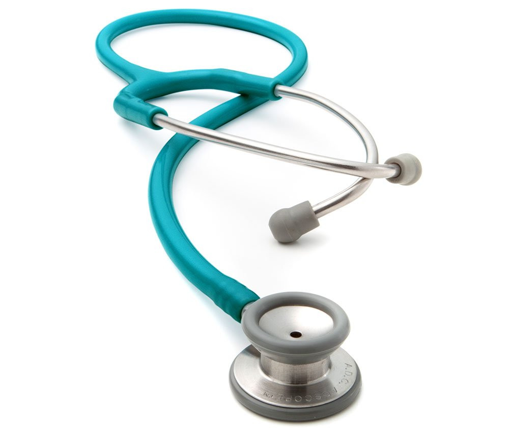 ADC 604 Stainless Pediatric Stethoscope, Metallic Caribbean, 604MCA
